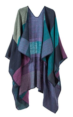 Joann Women's Wrap Shawl Open Front Blanket Poncho