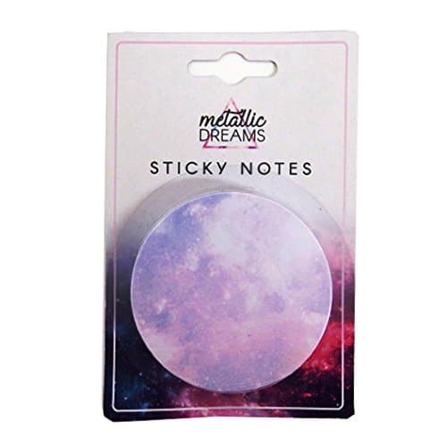 Metallic Dreams Round Sticky Notes - 100 Sheets