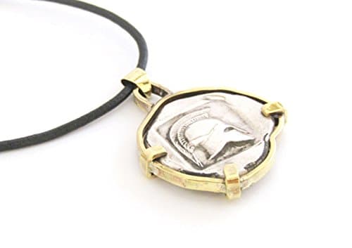 Silver coin pendant