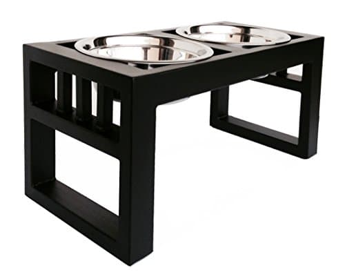 Libro Double Diner - Raised Dog Feeder - 11" Tall