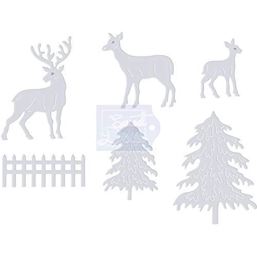 Sweet Dixie Cutting Die, Metal, Grey, Medium