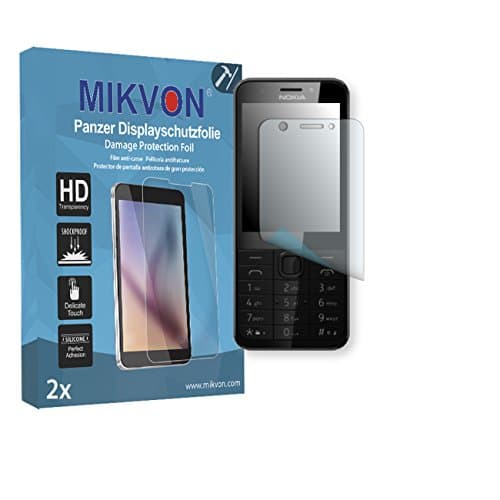 2X Mikvon Armor Screen Protector for Microsoft Nokia 230 Screen Fracture Protection Film - Retail Package with Accessories