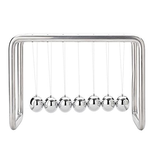 7 Balls Newtons Cradle, Stainless Steel Strings