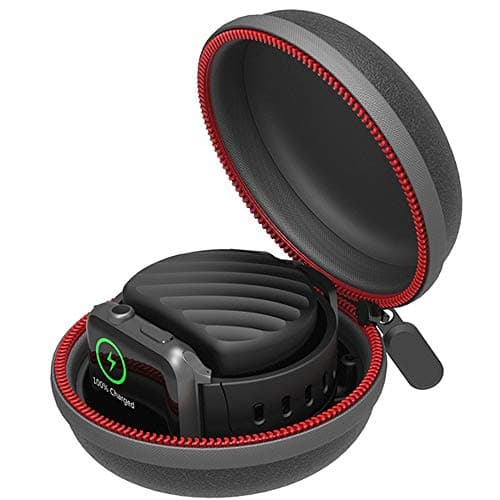 Apple Watch Portable Storage Case Box Bag,123Loop Portable Charging Holder Dock Cases & Sport Hard Protective for Apple Watch