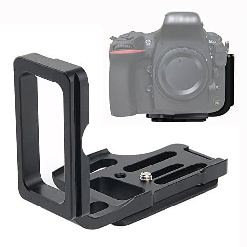 Camera L-Shaped Tripod Quick Release Plate Made L Plate L Bracket Holder for Nikon D810