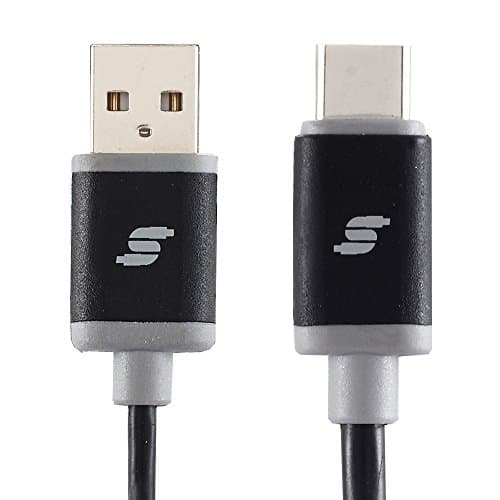 Sinseader 6.6ft Type C to Type A 2.0 Male [USB-C to USB-A] Data Charging Cable for Nexus 6P Nexus 5X Oneplus2 MacBook ChromeBook and More USB C Charger Devices Black(MUCAM20-BK-6.6FT)