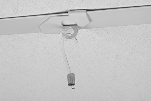 STAS Drop Ceiling Hook + Loop Perlon Cord + Zipper Pro Security Hook (78" perlon cord)