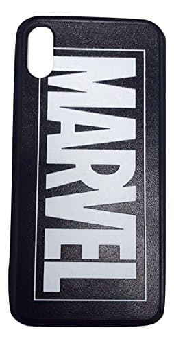 Marvel Logo Superhero Avengers Hard iPhone X Case, iPhone 10 Case (Black)