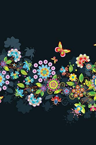 A5 Dotted Notebook: (Flowers) - Bullet Journal (Thick Paper)