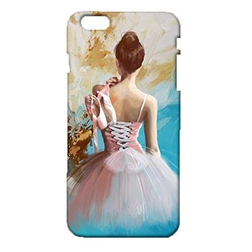 iPhone 6 Plus/6s Plus 5.5 Inch High Quality Phone Case Artistic 3D Design Back Case Ballet Dancer Performer Snap oniPhone 6 Plus/6s Plus 5.5 Inch Plastic Cell Phone Cover