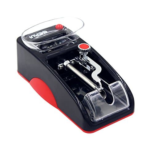 SHENGXIA Electric Cigarette Injector Tobacco Rolling Automatic Roller Maker 110V Black/Red