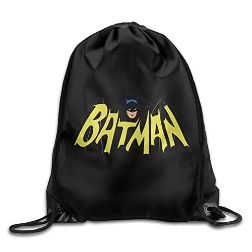 Cool Superhero Batman Sport Backpack Drawstring Print Bag
