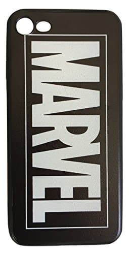 Marvel Logo Superhero Avengers Hard iPhone 8 Case (Black)