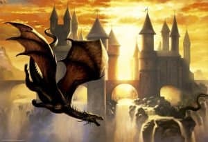 Sunset Dragon 1000 Piece Puzzle