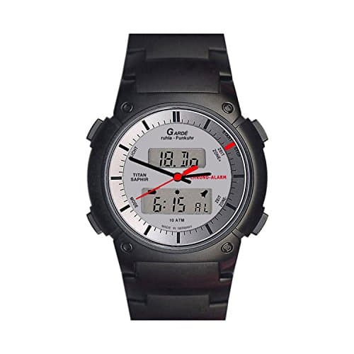 Wall Clock – Analog Digital Radio Multi – Titanium