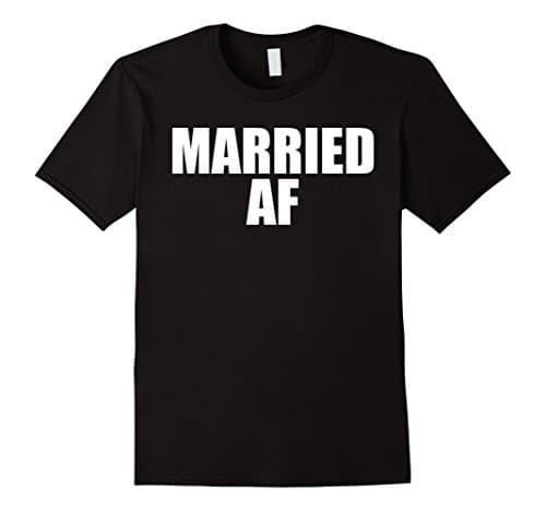 Mens Married AF Large Black