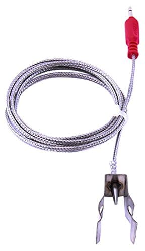 BBQube Fast Response Grill Temperature Probe - Air 2, Round tip w/Clip for iGrill & ThermoPro