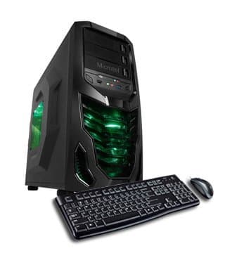 Microtel AMTI7002 Liquid Cooling Gaming Computer (Intel 4.0GHz i7 6700K Processor, 16 GB DDR4 RAM, 2TB Hard Drive, Windows 7 Professional)