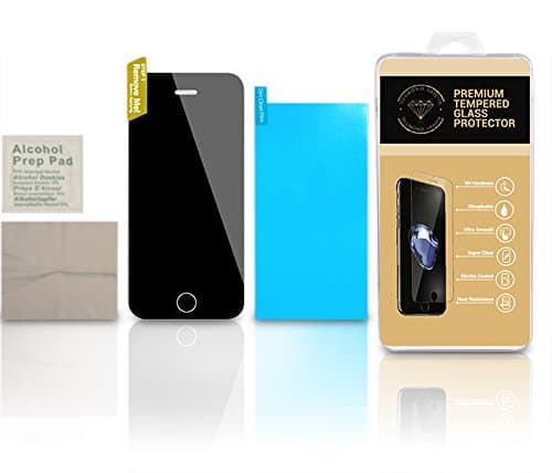 iPhone 7 6S 6 Tempered Glass Screen Protector 2-Pack &amp; Accessory Kit by Diamond Armor - Shatterproof Clear HD Display Glass Film Protector - Compatible W/ Apple iPhone 7 6S 6 - 2017/ 2016/ 2015 Models