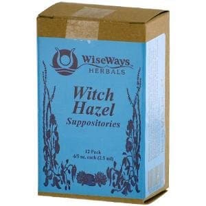Wiseways Herbal: Witch Hazel Suppositories, 12 ct by Wise Ways Herbals