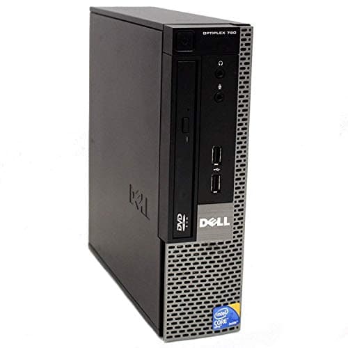 Customize Now, Optiplex 780 USFF Desktop Computer Package, Fast Intel Core 2 Duo 3.16 GHz, 4GB RAM, Super Fast 128GB Solid State Drive (SSD), DVD-RW, Wi-Fi, Windows 10 (Renewed)