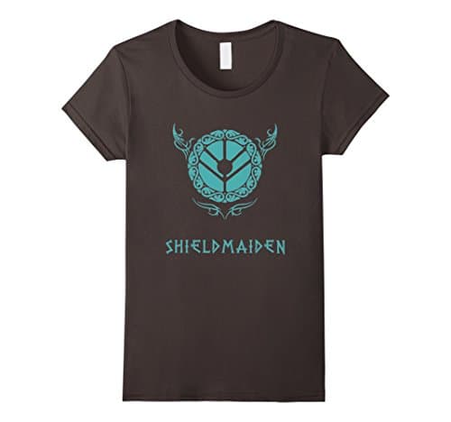 Women's Lagertha Shieldmaiden Shirt Medium Asphalt