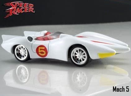 Speed Racer Mach 5 Pull Back Motorized Collectors model 1/43 Scale