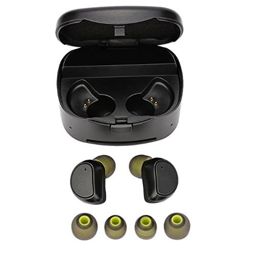 Jennyfly S9 Mini Bluetooth Earbud,Smallest Invisible Headset, Wireless Headset with Charging Box for iPhone and Android Smart Phones - Black
