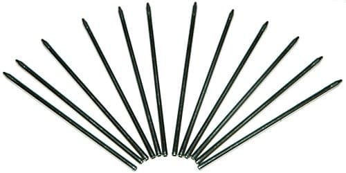 Cross Style Mini Ballpoint Pen Refill, Medium Black, Fits Tech 3, Autocross(12 PC/Pack)