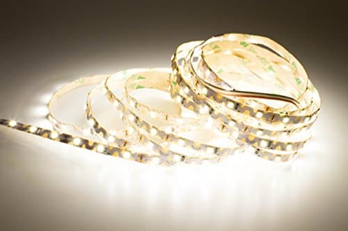 LEDUPDATES S SHAPE LED Strip Light SMD2835 300LED 16 FT 3000K 4000K 6000K 12V DC Non-waterproof (4000K)