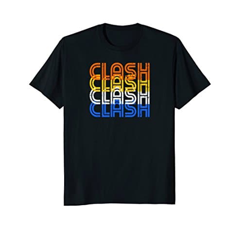Clash Vintage Retro Text - Clash On Shirts