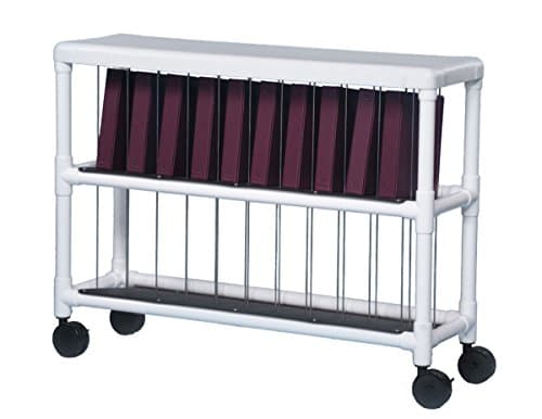 Notebook Chart Rack - Holds 20 Ring Binders