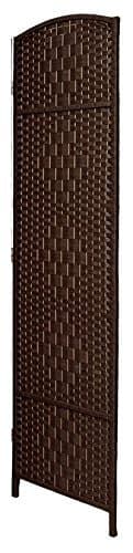 Single Panel Entwine Handmade Dark Brown Coloured Room Divider / Splitter Screen To Extend Smaller Room Dividers by BlueBoxInnovations