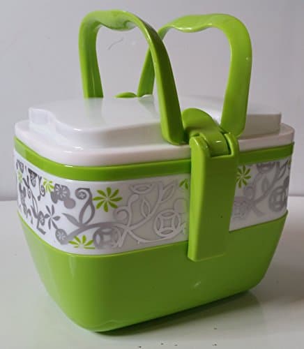 3 layer plastic lunch box with lock BPA free microwave safe Best gift