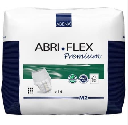 Absorbent Underwear, Abri-Flex Adult Pull On Medium Disposable Moderate Absorbency Absorbent Underwear for Men and Women (14 Pack/BG)