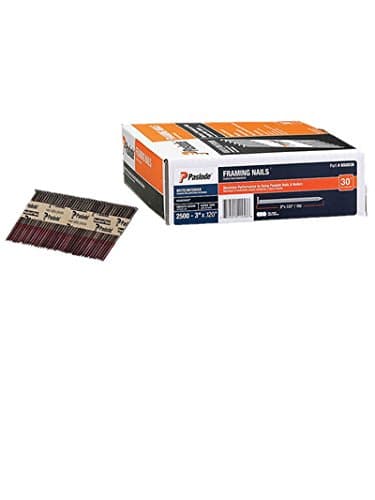 Paslode 650836 2500Pk 3 Inch X .120 30¡ã Full Head Framing Nails.