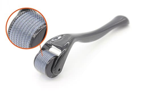 Derma Roller Kit 0.25 mm – 540 Titanium Micro Needles | Professional Medical-Grade Microneedling Kit for Facial and Body Skin Care Massager | Perfect for all Skin Types | Blue &amp; Black | Amazing Prime