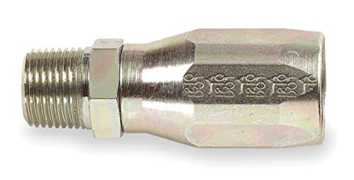 Hose Fitting, hyd, NPT, Straight, 3/8-18