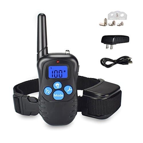 Dog Bark Control Collar [New Upgrade Version], Sanwich Adjustable Dog Barking Control Devices, Rechargeable Rainproof Dog Collar for Small Medium Large Dogs, 7+ lbs, 1000ft Remote (for 1 dog)