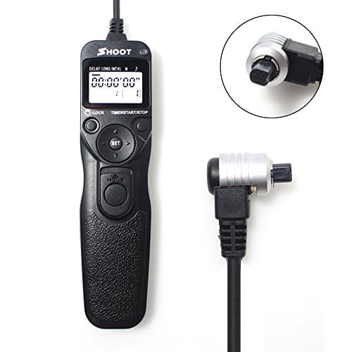 PinRui RS-80N3 Timer Remote Shutter Release For Canon EOS 5D/6D/7D/10D/20D/30D/40D/50D/D30/D60, EOS 5D Mark II/5D Mark III, EOS 1D/1D Mark II/1D Mark II N/1D Mark III, EOS 1Ds/1Ds Mark II/1Ds Mark III
