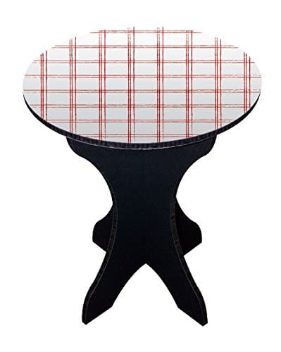 Enviro Kids Round Side Table Color: Red