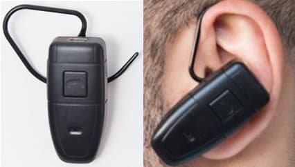 Bluetooth Spy Cam Camera Earpiece with 8GB Internal Memory