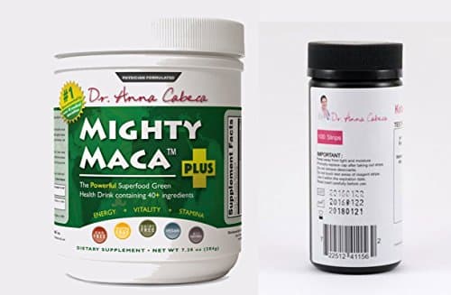 Mighty Maca + Keto-Alkaline Urine Test Strips