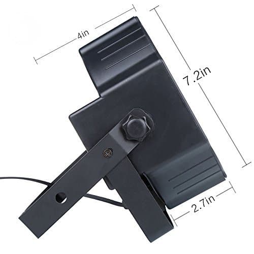 Smartrade Par Light with 36 LED for DJ Stage Lighting by IR Remote Control and DMX512, Used as Stage light, Bar Light, KTV Light, Flicker Light, Halloween, Christmas, Decoration