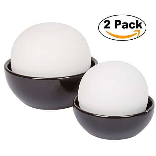 Air Humidifiers - Cool mist diffusers for Bedrooms - Decorative ceramic with natural water - Cordless, non-electric, noiseless - Great for babies - Can be used by any age - [Set of 2]