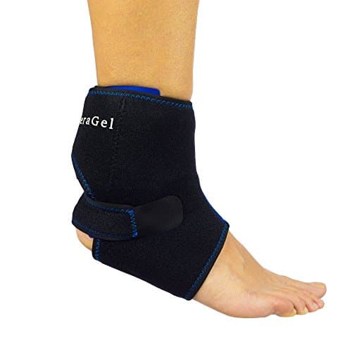 theraGel Ankle Wrap Cold &amp; Hot Reusable, Adjustable