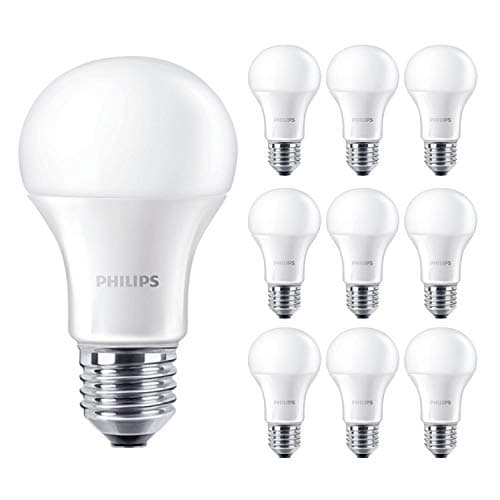 10 Pack - Philips CorePro LED 13W Frosted GLS Lamp E27 ES Large Edison Screw 2700k Warm White 1521 Lumen 15000 Hours - 929001234564 - Free Car Air Freshener Promo