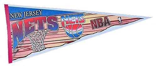 New Jersey Nets Pennant Flag