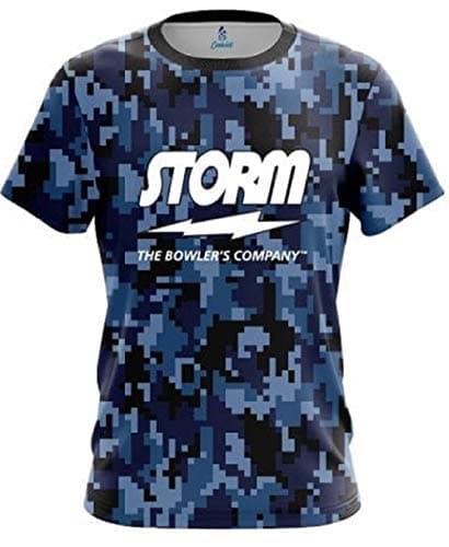 Storm Digital Camo Blue Bowling Jersey