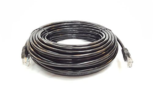 Cable Sourcing - 33 ft (10m) CAT5e Cable, Outdoor External Ethernet Cable, 100% Solid Copper, Network Cable, LAN, Router, WiFi 6, CCTV, 1000mb (Gigabit), RJ45 Plugs